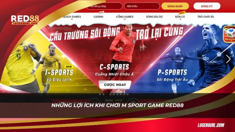 M Sport Game Red88 là tựa game thể thao đỉnh cao