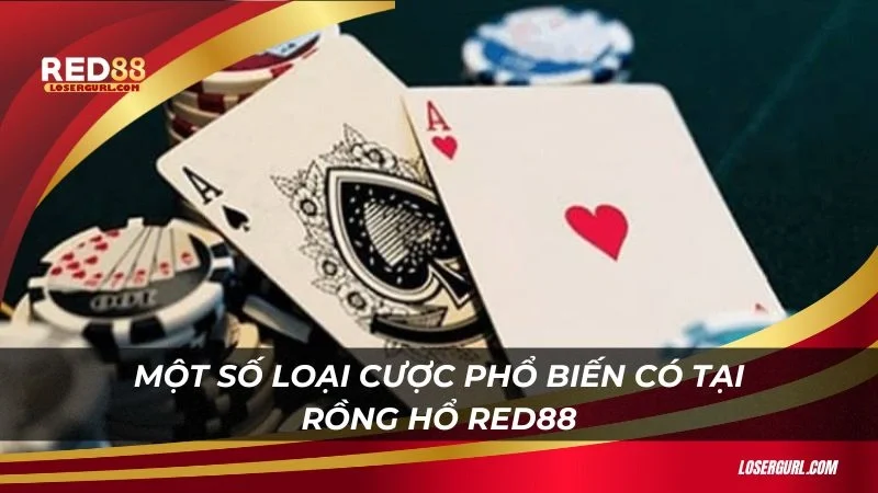 Một số loại cược phổ biến có tại Rồng hổ Red88