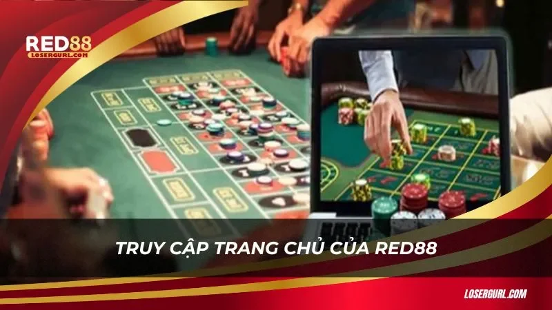 Người chơi cần truy cập link vào Red88 chính thức đăng ký Red88