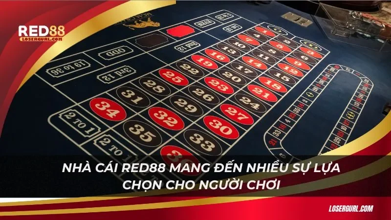 Nhà cái red88 mang đến nhiều sự lựa chọn cho người chơi