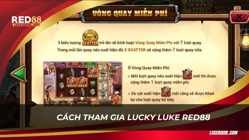 Nổ hũ Lucky Luke tại Red88 với cốt truyện độc đáo, ấn tượng