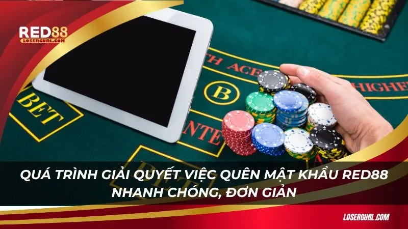 Quá trình giải quyết việc quên mật khẩu Red88 nhanh chóng, đơn giản